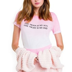 Wildfox Pink Ombre Nightwalker Seer Shirt